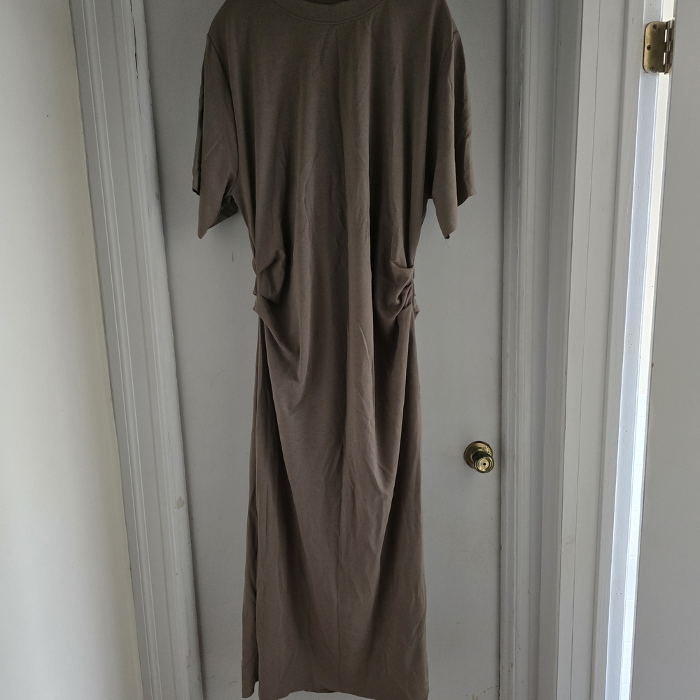 ASOS Curve Taupe Maxi Dress